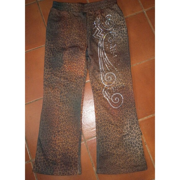 Praying Brown Cheetah Rhinestone Lounge Pants
by Praying main image 7